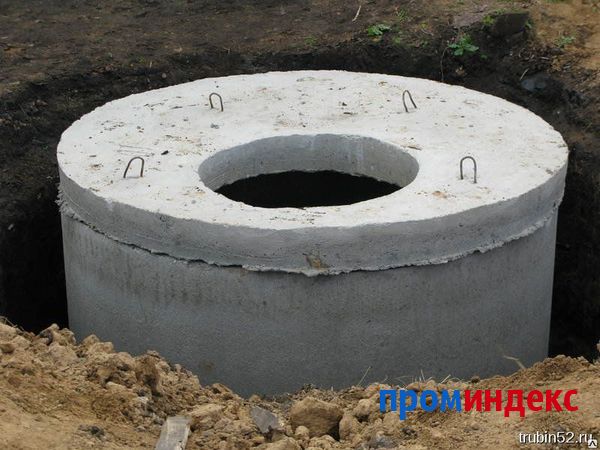 Выгребная яма из бетонных колец — 3 кольца КС10 без замка фото 5